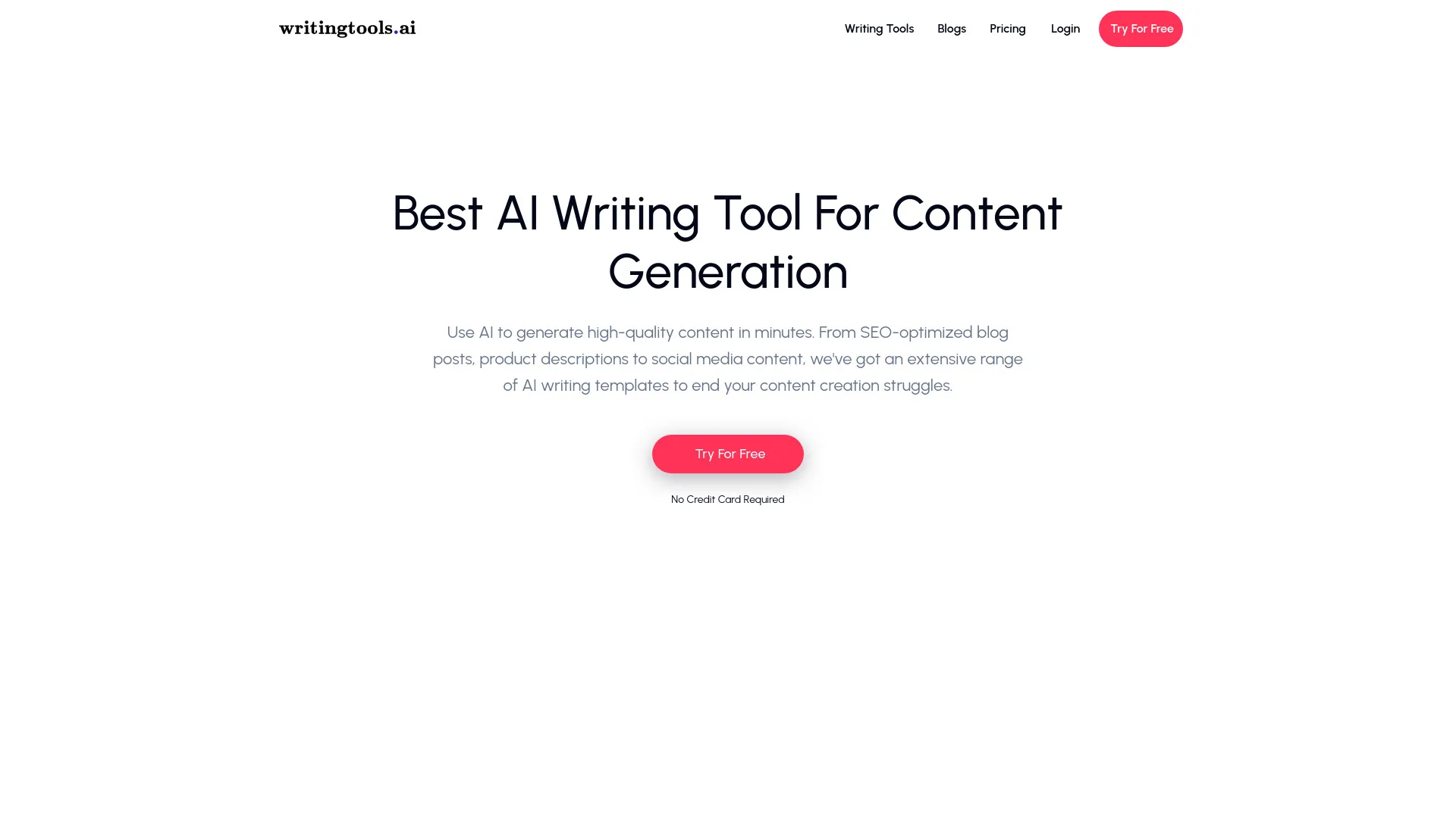 Best AI Writing Tool for Content Generation | WritingTools.ai | Creati.ai