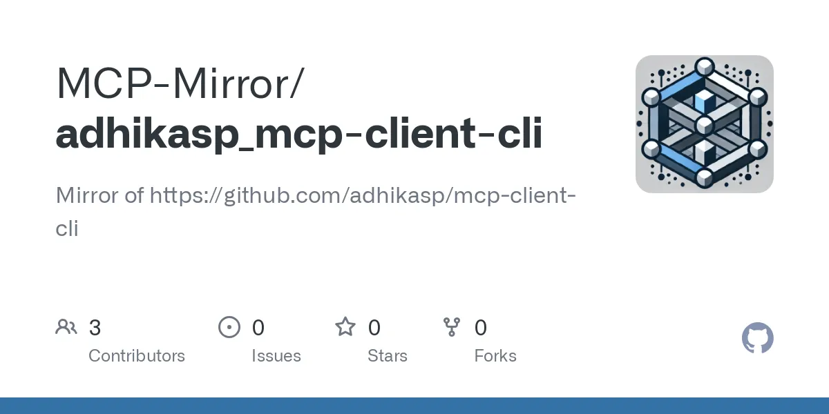 MCP Client CLI - Command Line Tool for MCP and LLM Interaction | Creati.ai