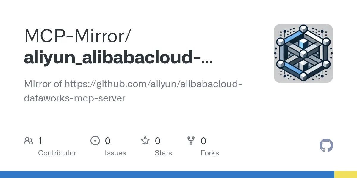 Servidor MCP de Alibaba Cloud DataWorks para la gestión de recursos de ...