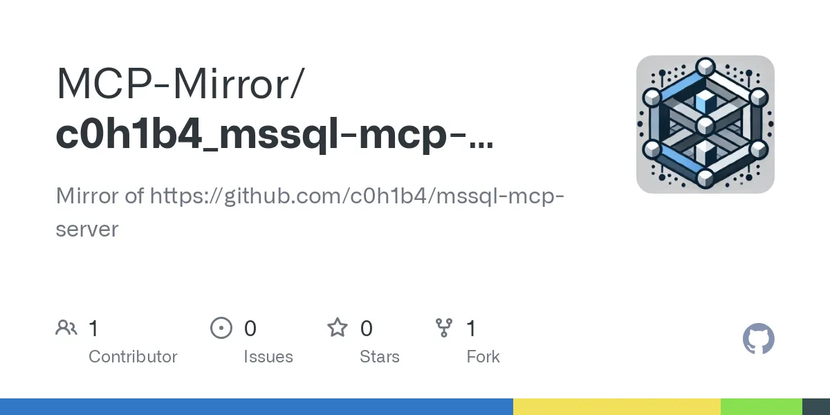 MSSQL MCP Server - Connect & Manage SQL Server Databases Efficiently ...