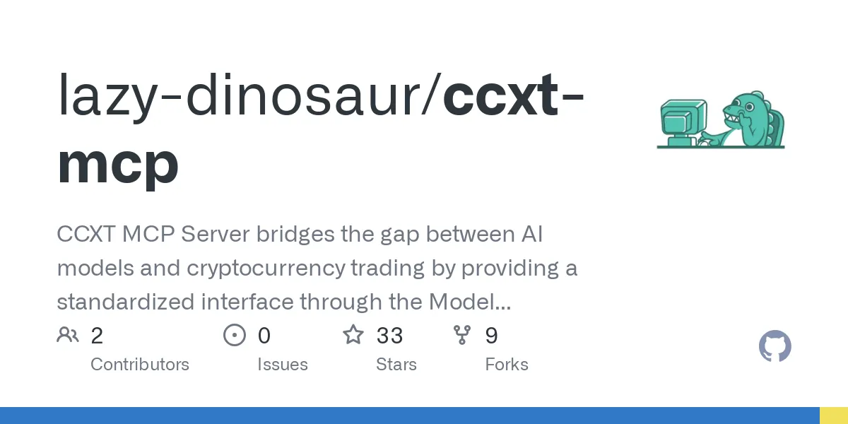 CCXT MCP Server: AI Crypto Trading Interface with 100+ Exchanges ...