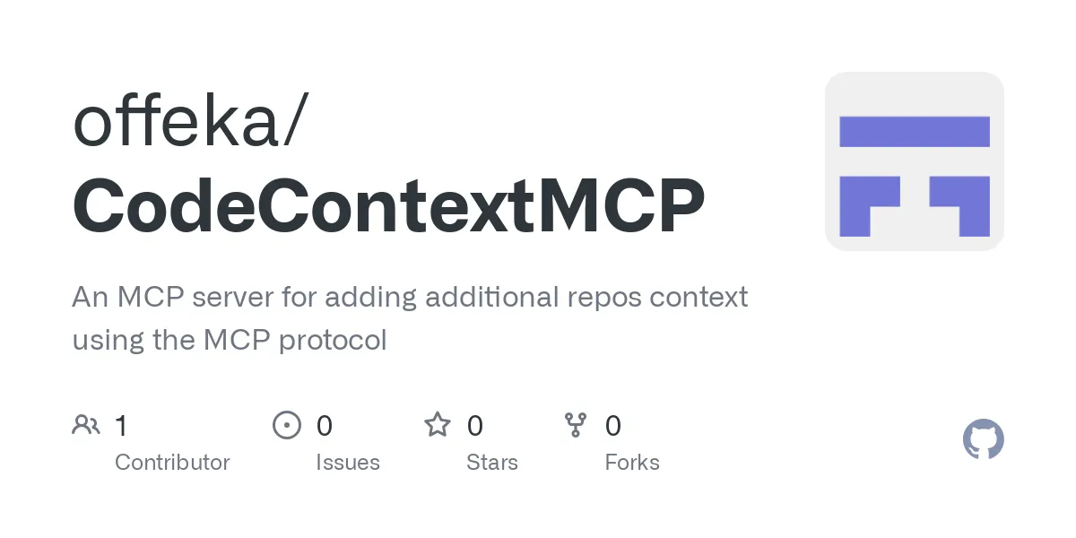 CodeContextMCP: 추가 문맥으로 리포지토리를 강화하세요 | Creati.ai