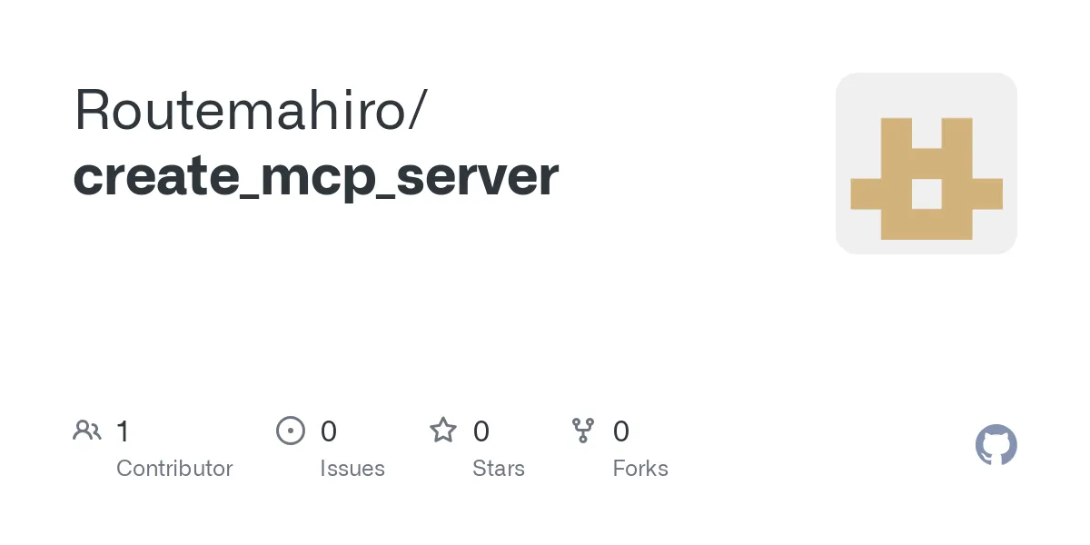 Create MCP Server: AI-Assisted MCP Server Generation Tool | Creati.ai