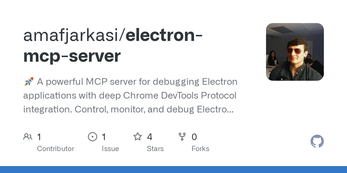 Electron Debug MCP Server for Electron App Management & Debugging ...