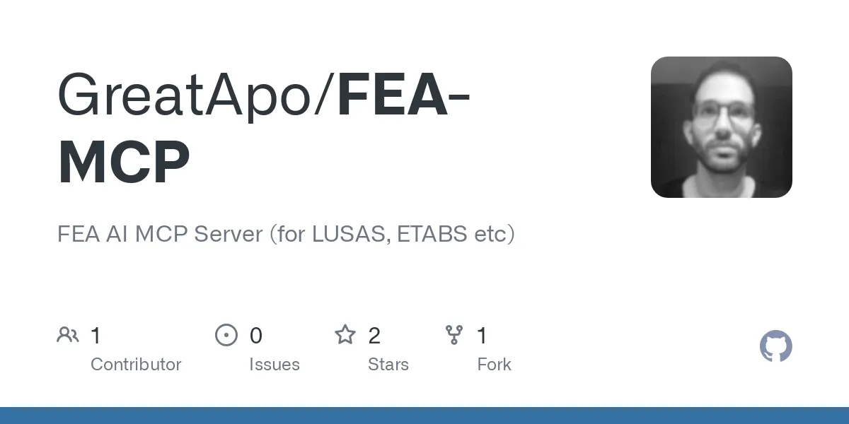 FEA-MCP Server: AI-Driven API for FEA Software Modeling and Analysis ...