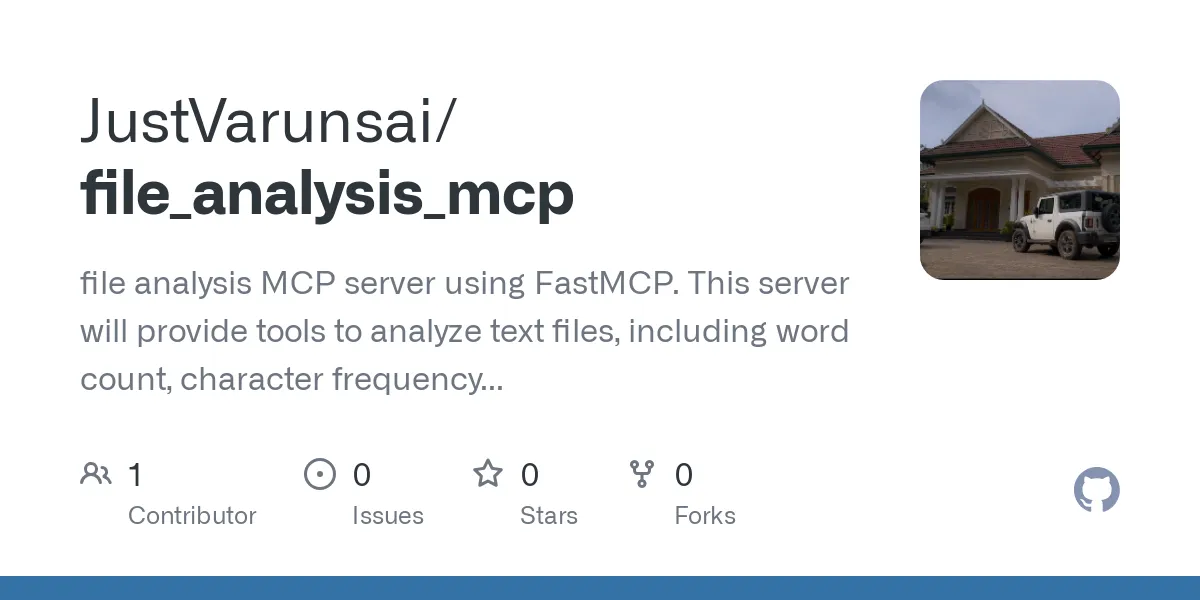 File Analysis MCP Server - Text File Analysis Tools for AI Integration ...
