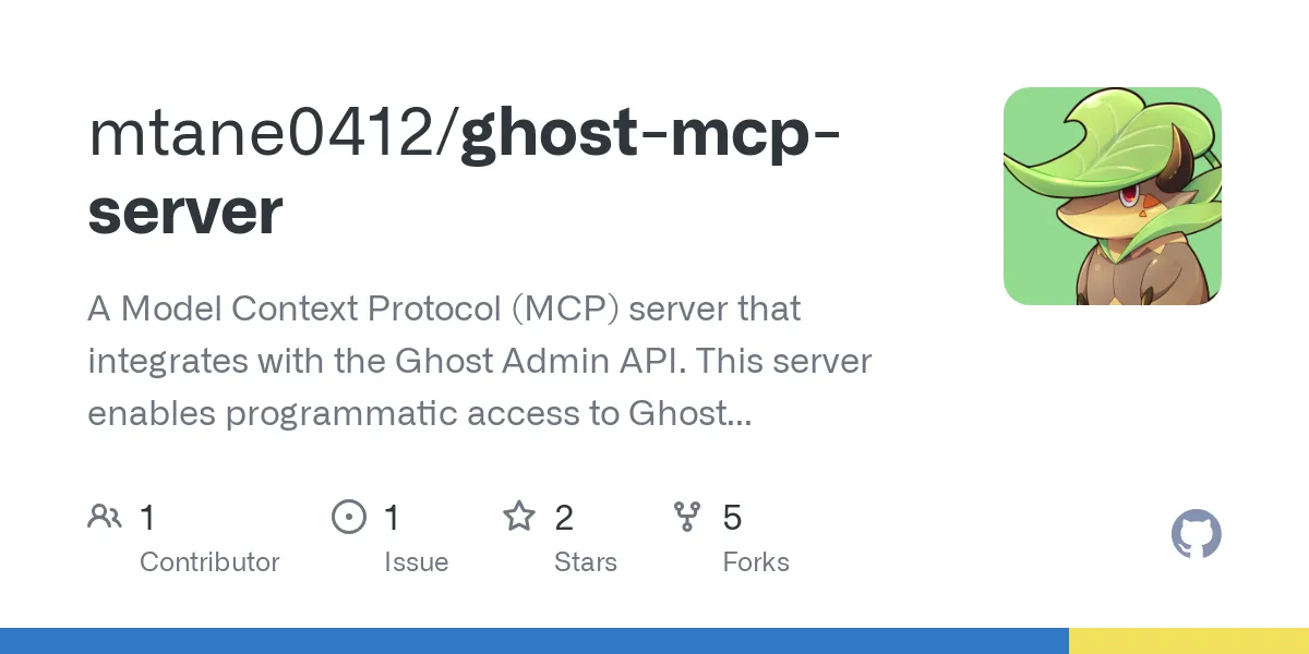 Ghost Server.log In Servidor Ghost MCP para la gestión programática de Ghost CMS | Creati.ai