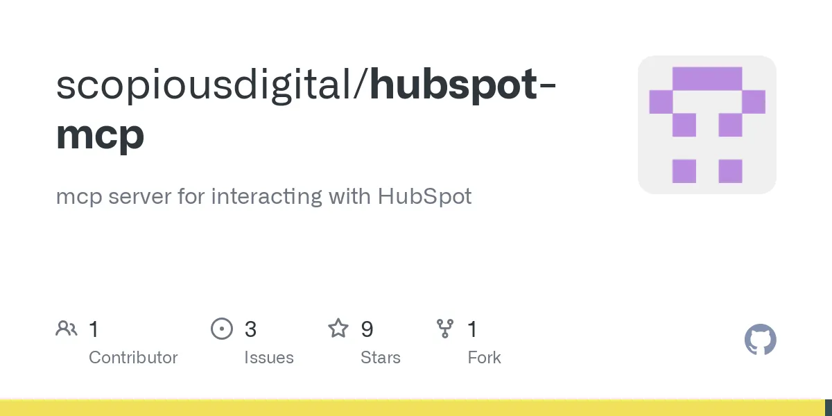 HubSpot MCP Server - CRM & Sales Analytics Integration Tool | Creati.ai
