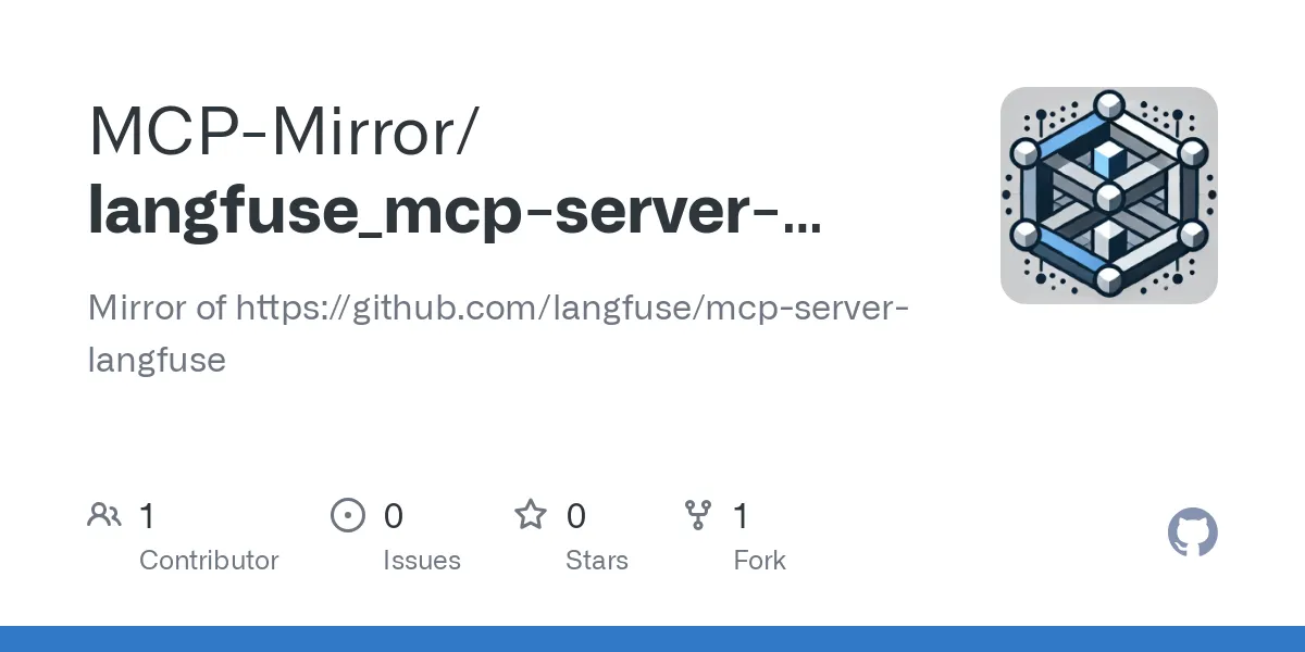 Servidor Langfuse MCP para Gestión de Prompts | Estándares MCP | Creati.ai