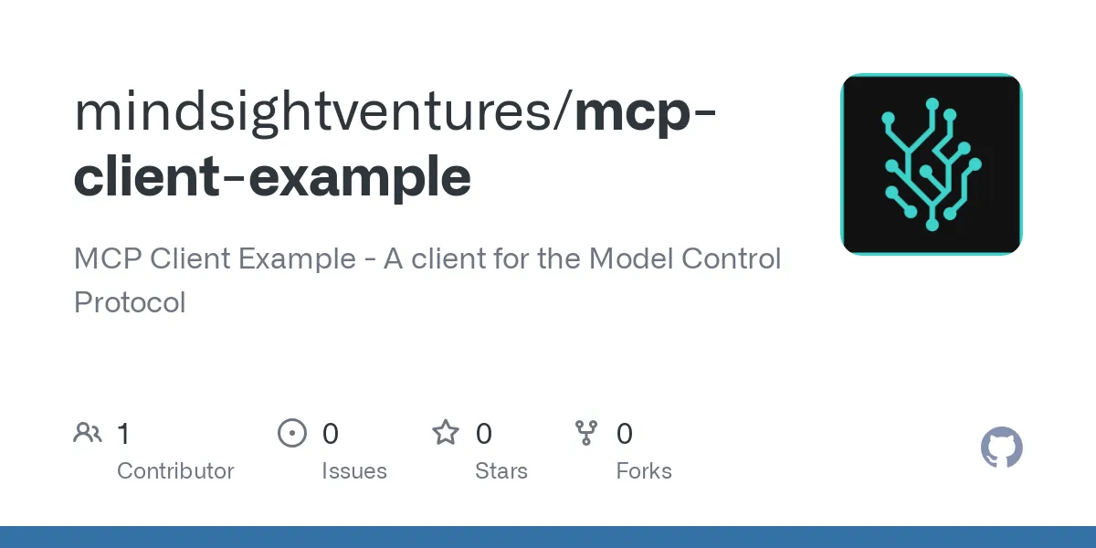 Mcp Client Example Ejemplo de Cliente MCP - Cliente Python para el Protocolo de Control de ...