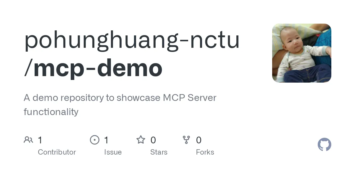 MCP Demo Project: Showcase of MCP Server Functionalities for GitHub ...