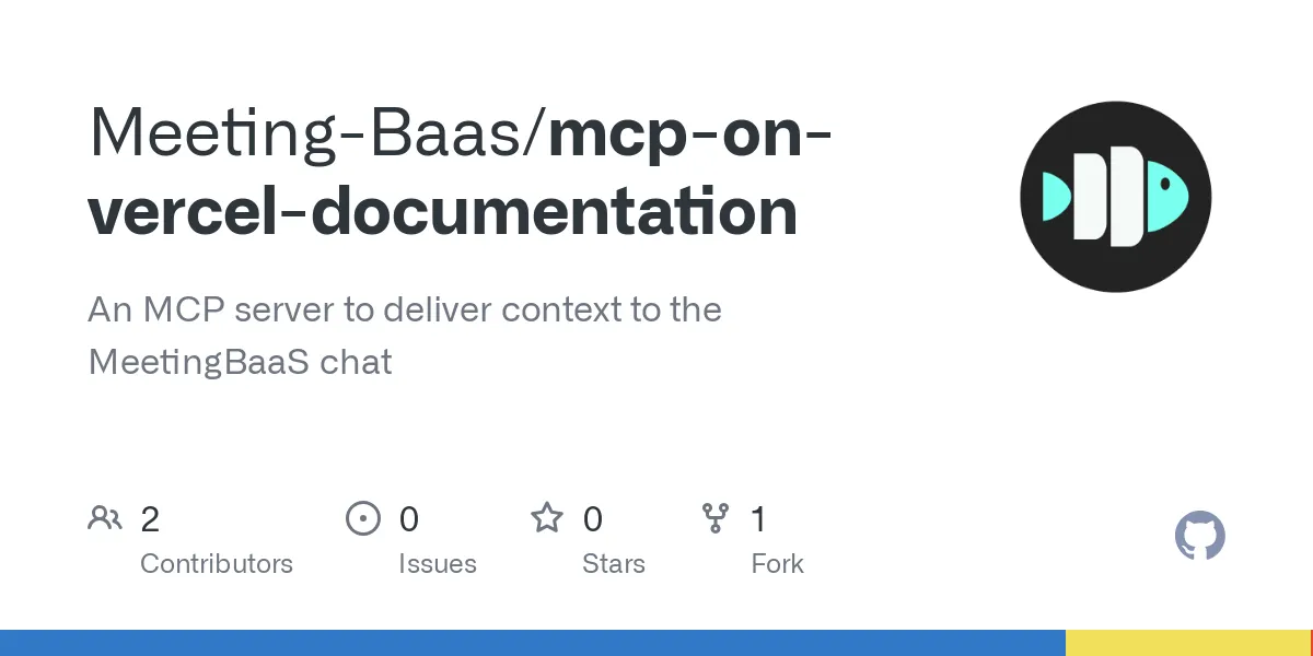 MeetingBaaS MCP Server for Documentation and Context Delivery | Creati.ai