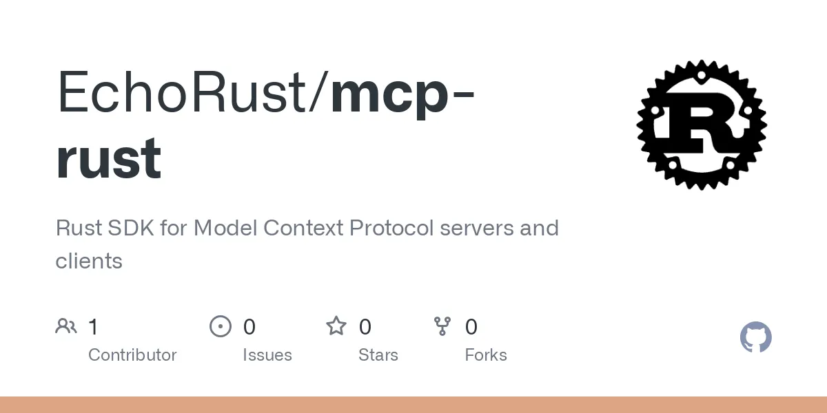 SDK Rust para el Protocolo de Contexto de Modelo (MCP) - Intercambio de ...