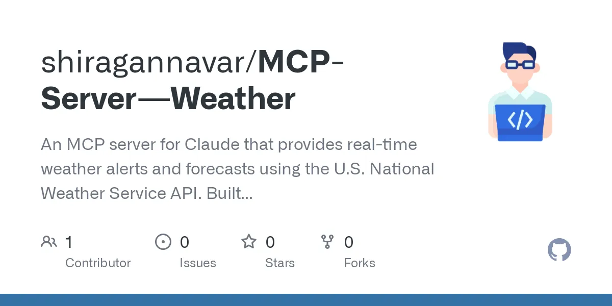 Weather MCP伺服器為Claude - 即時天氣警報和預報 | Creati.ai