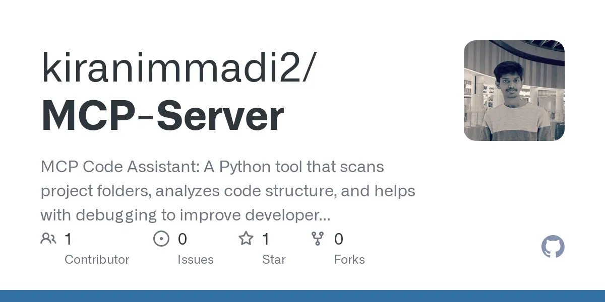 MCP Code Assistant - Python代碼分析與錯誤檢測工具 | Creati.ai