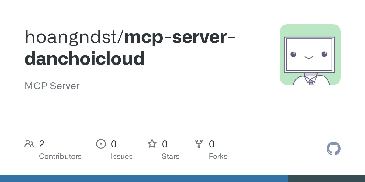 MCP Server for DanchoiCloud - Cloud Model Context Management Platform ...