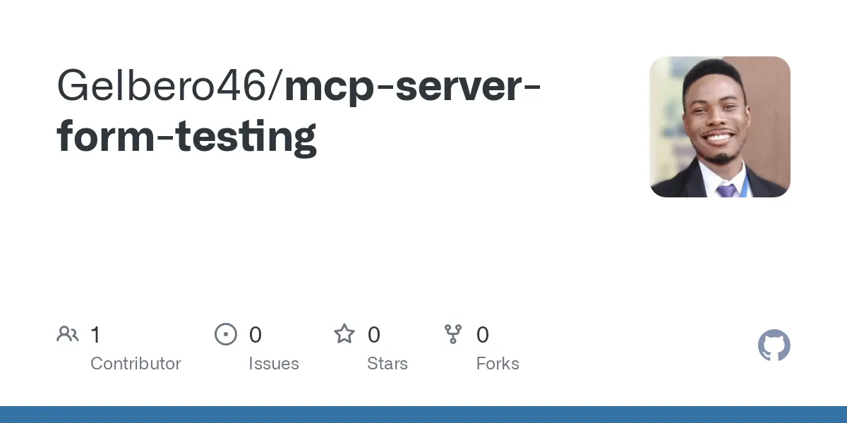Mcp Form Automated Server Form Testing MCP for Web Development and QA | Creati.ai