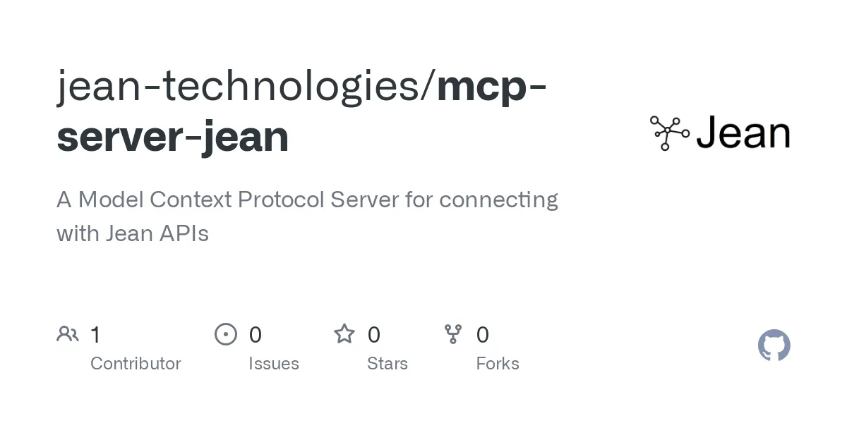 Api Jejan Сервер протокола контекста модели для API Jean - Бесшовная интеграция ...