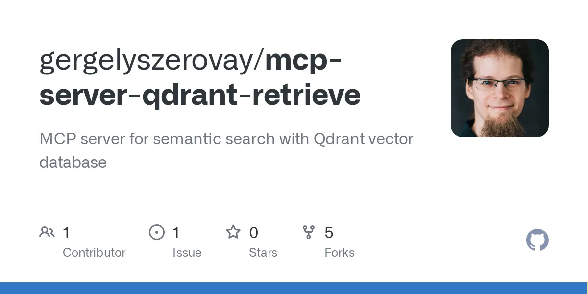 Qdrant Retrieve MCP Server for Semantic Search and Vector Similarity ...