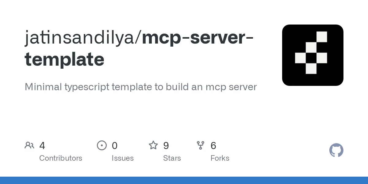 Minimal TypeScript MCP Server Template for Custom Model Protocols ...