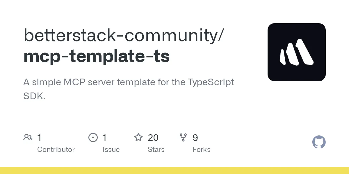 TypeScript MCP Server Template for Efficient MCP Development | Creati.ai
