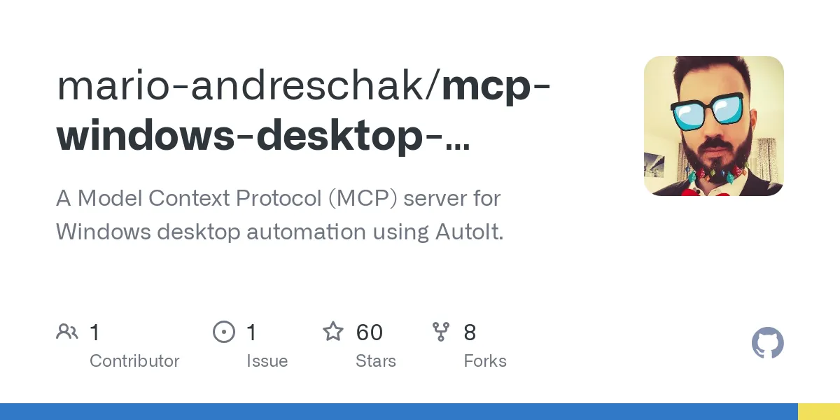 Windows Desktop Automation MCP Server with AutoIt Functions - GitHub ...