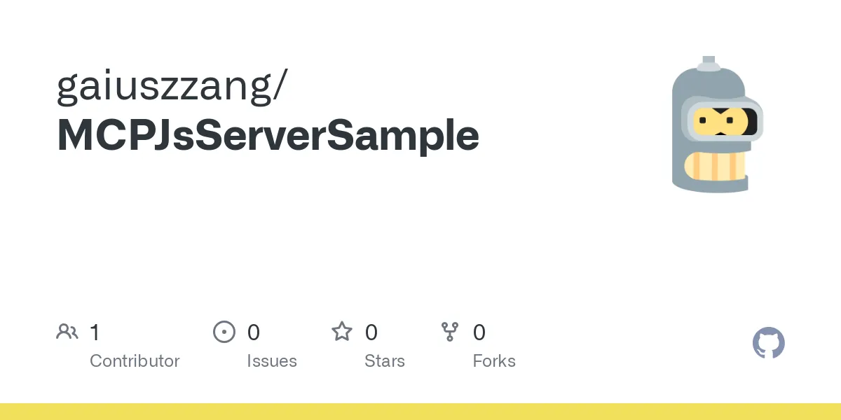 MCPJsServerSample - Node.js MCP Protocol Server Example | Creati.ai