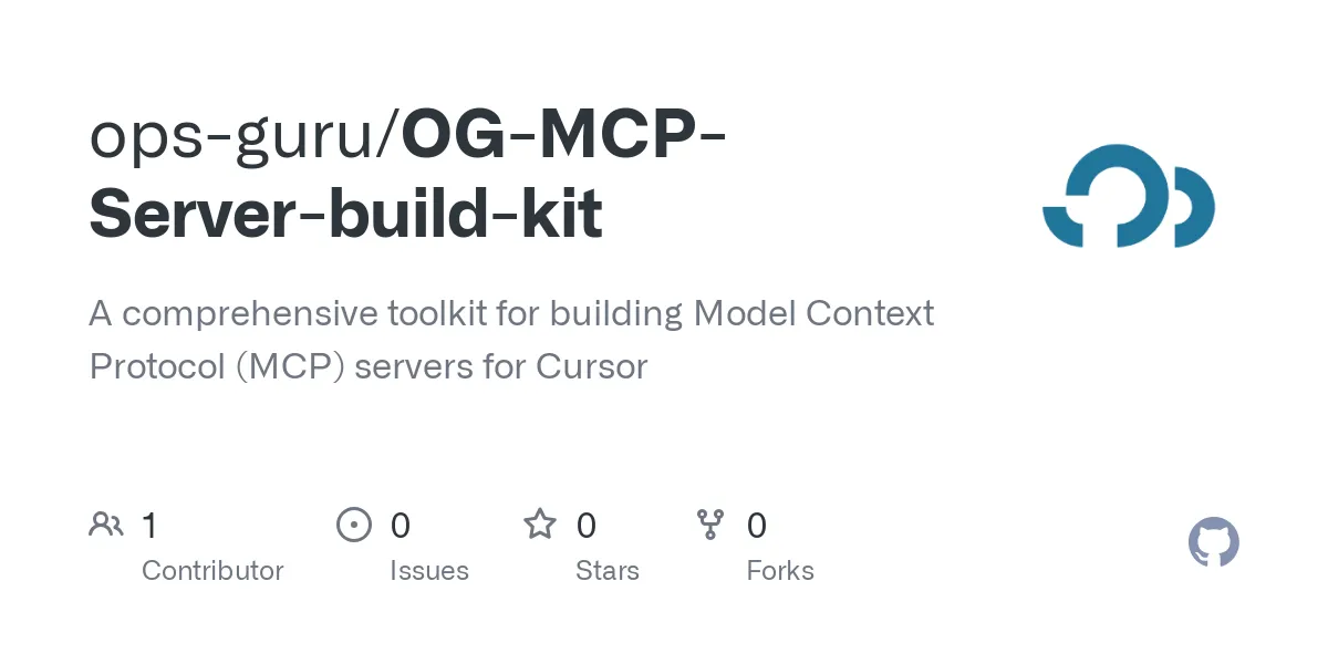 MCP Server Build Kit: Develop Cursor MCP Servers with Ease | Creati.ai