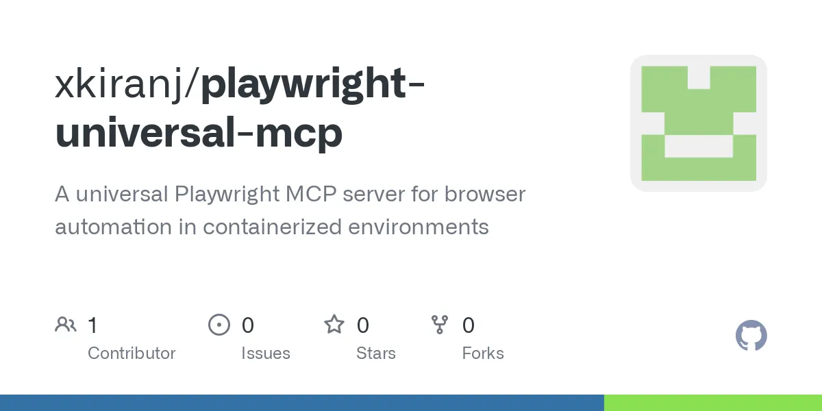 Playwright Universal MCP - Container-Friendly Browser Automation Server ...