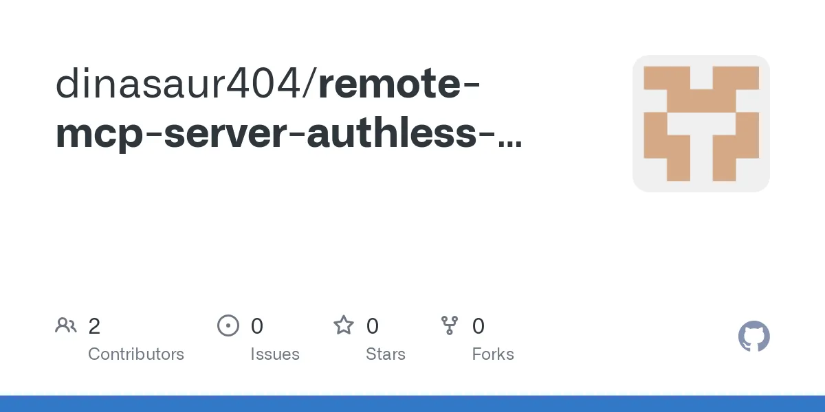 Remote MCP Server Authless Transport - Cloudflare Edge Communication ...