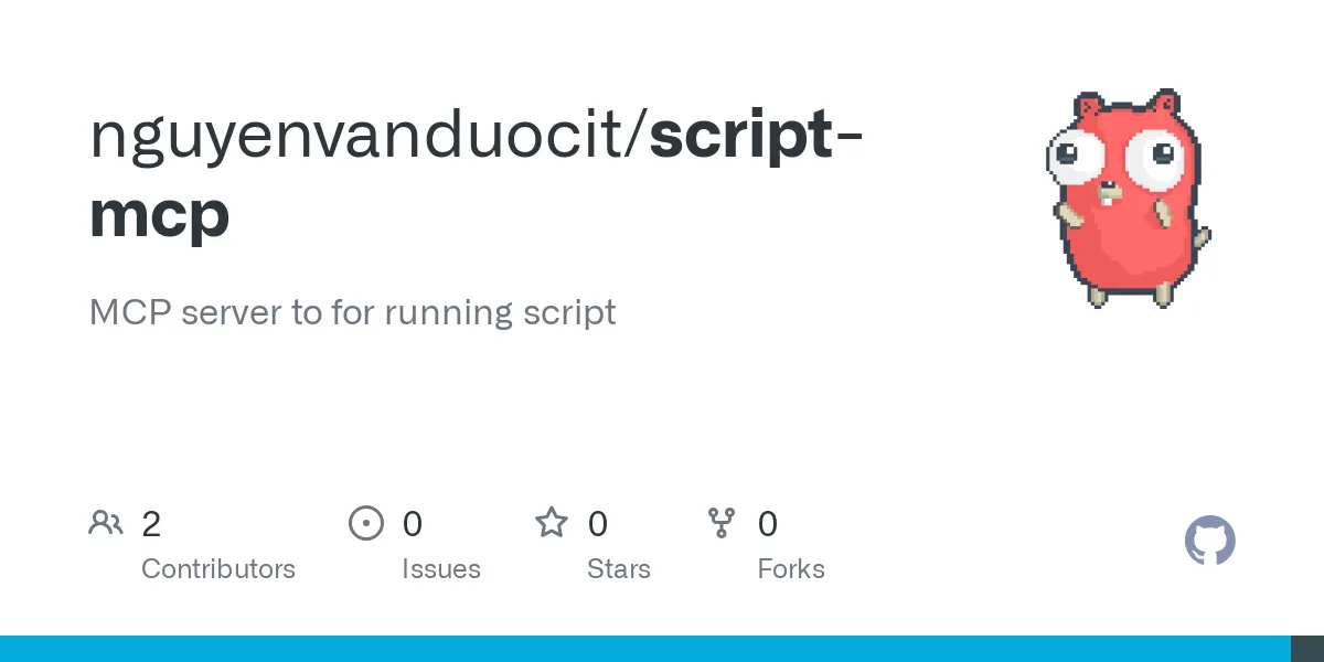 Script-mcp: Secure Cross-Platform Command Line Script Execution Server ...