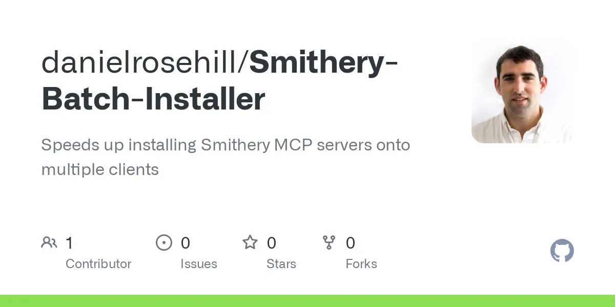 Smithery Batch Installer - Automate MCP Server Deployment Across ...