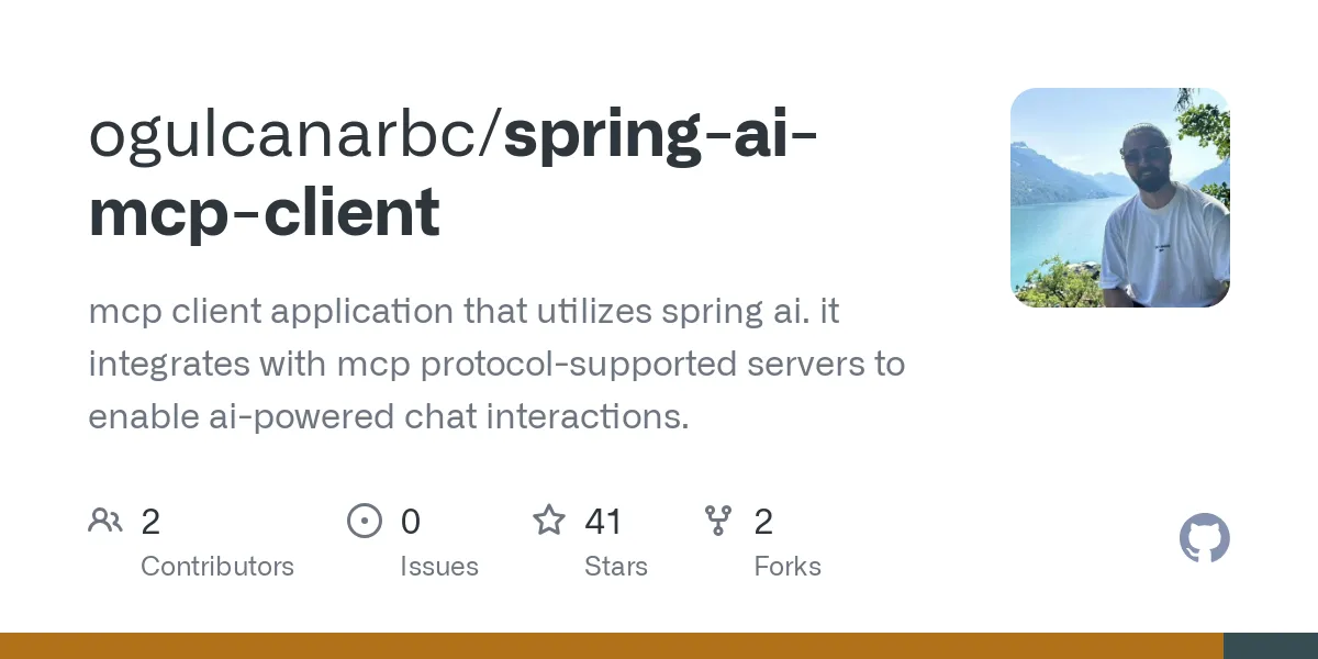 Spring MCP 클라이언트 - MCP 서버에 대한 Java AI 채팅 프로토콜 통합 | Creati.ai