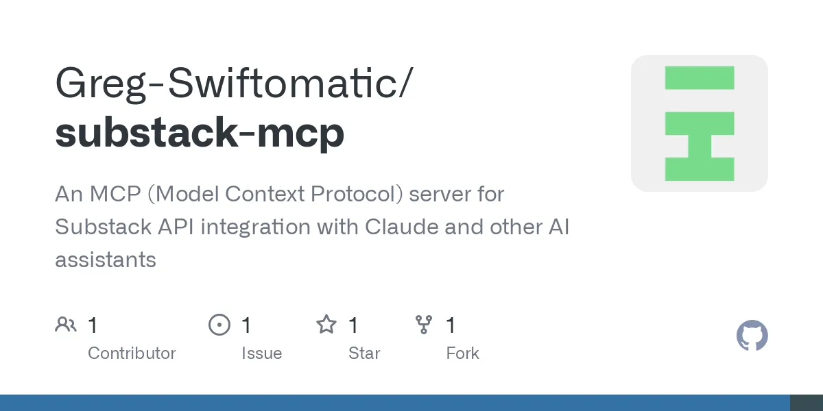 Substack MCP 서버: 뉴스레터 및 콘텐츠를 위한 AI 통합 | Creati.ai