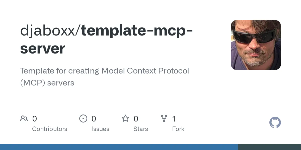 Python MCP Server Template for Efficient and Scalable Development ...