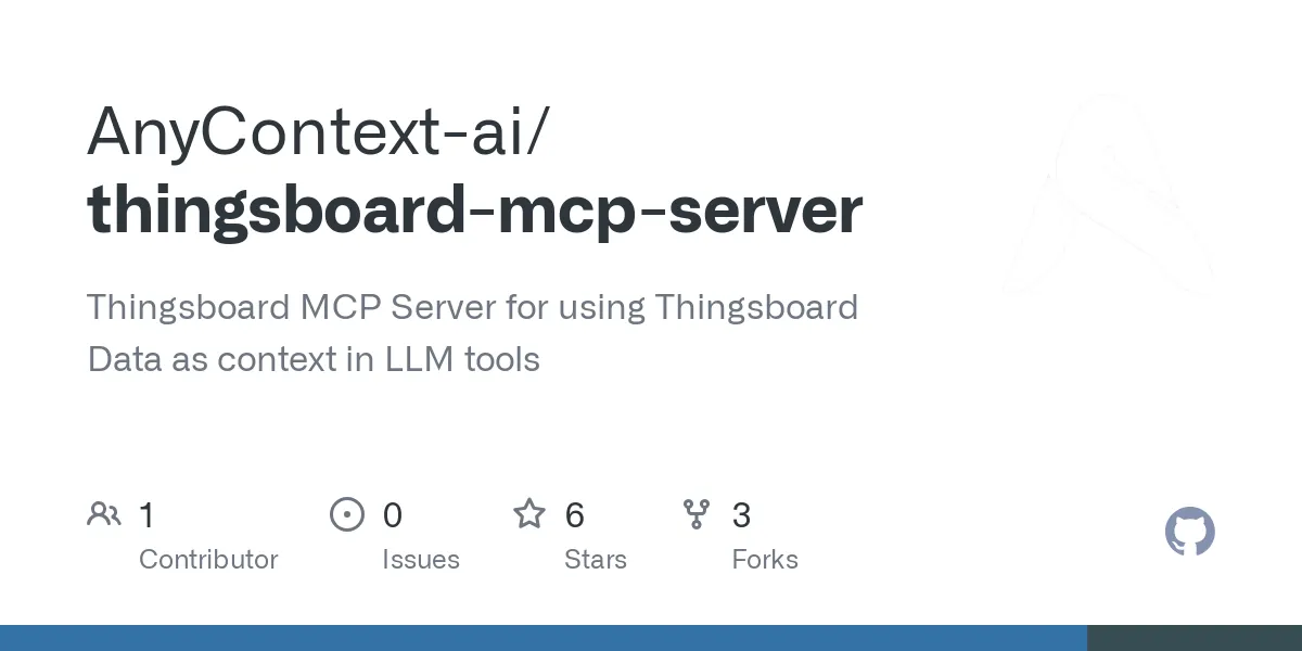 Thingsboard MCP Server - IoT Data Integration for AI Applications ...