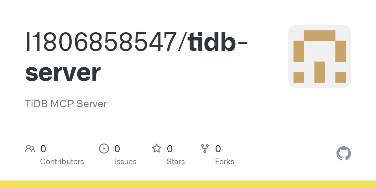 TiDB MCP Server for Secure and Efficient TiDB SQL Query Execution ...