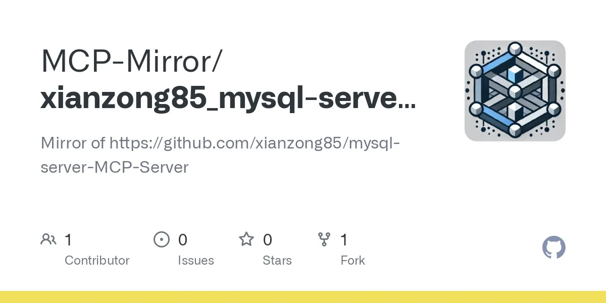 Servidor MySQL MCP - Herramienta de consulta SQL para MySQL ...